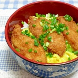 残りの鶏ハムカツで丼